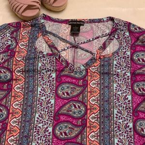 Kristin Nicole Dresses - Paisley Print Crisscross Sundress Kristin Nicole Dresses - Paisley Print Crisscross Sundress